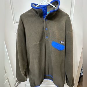 Patagonia men’s fleece pullover large
